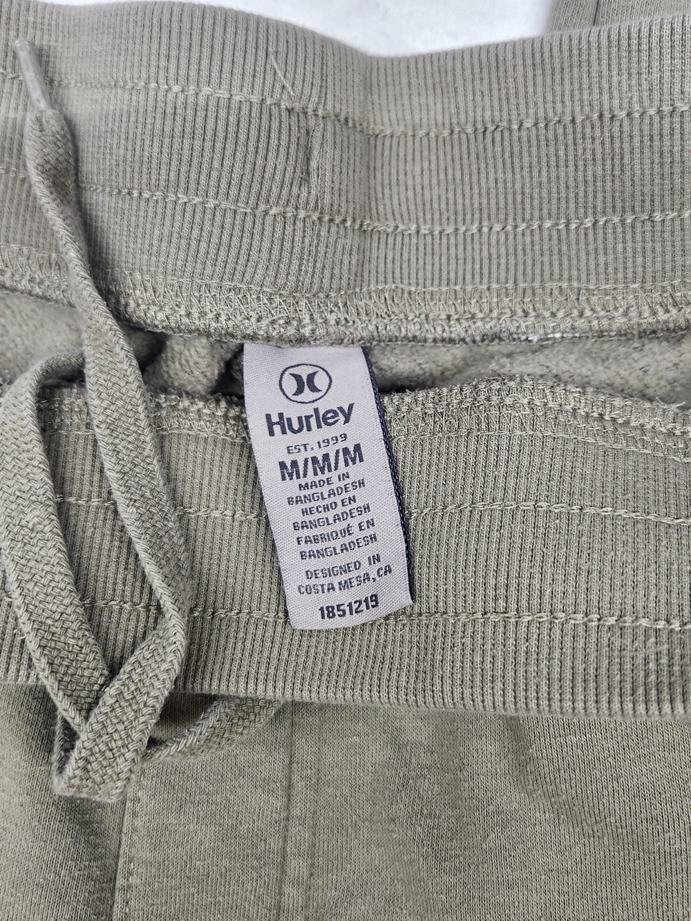 Hurley Olive Green Women's Jogger Track Pants - Picture 6 of 7